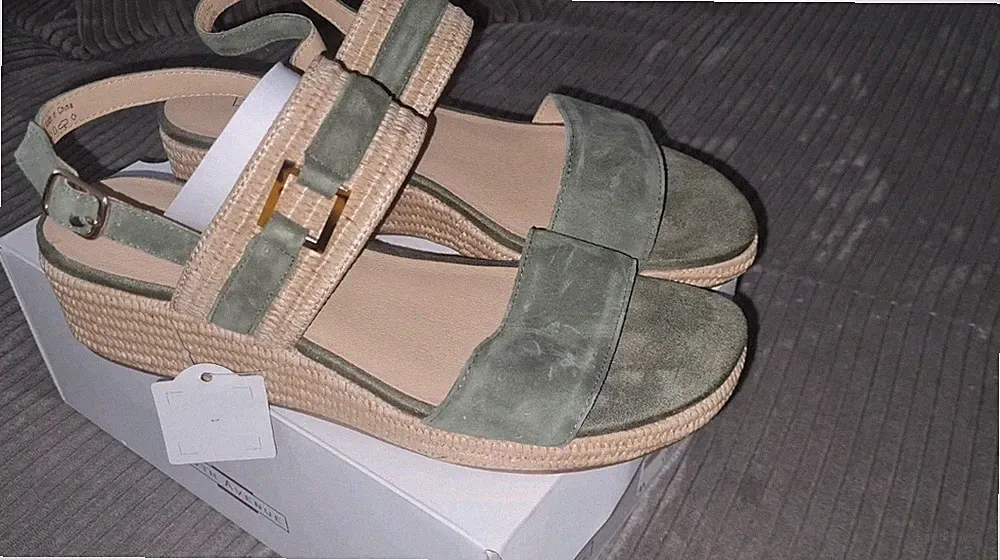 Deichmann 5th Avenue Keilabsatz Wedges Khaki 41