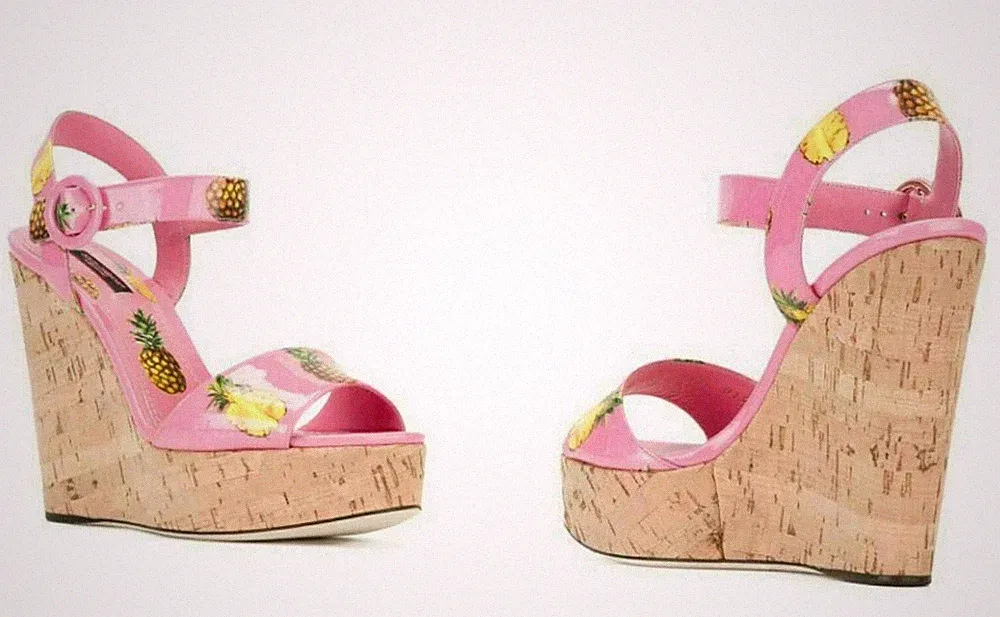 DOLCE GABBANA LIMITED ICONIC WEDGES WEDGE SANDALEN PUMPS SCHUHE SANDALS SHOES 37