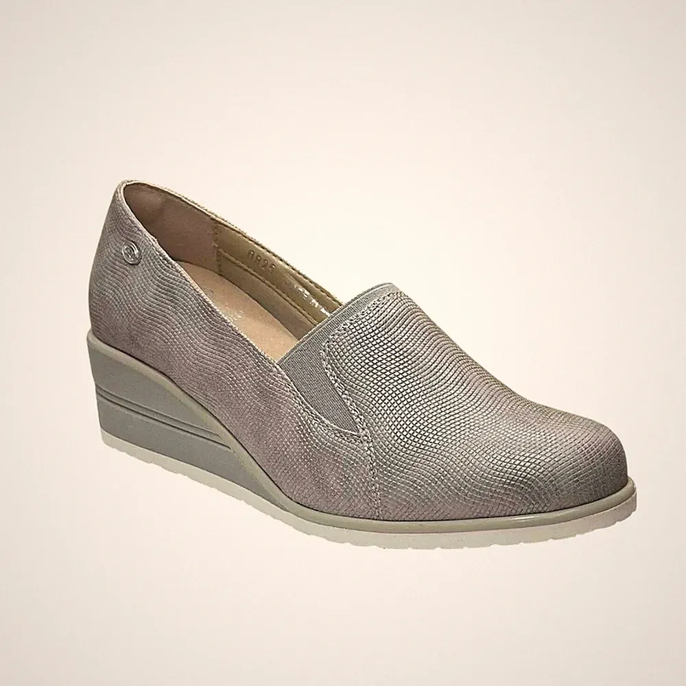Dr. Scholl's LIA SLIP ON - Bequemer Damen Mokassin mit Keilabsatz Rabatt