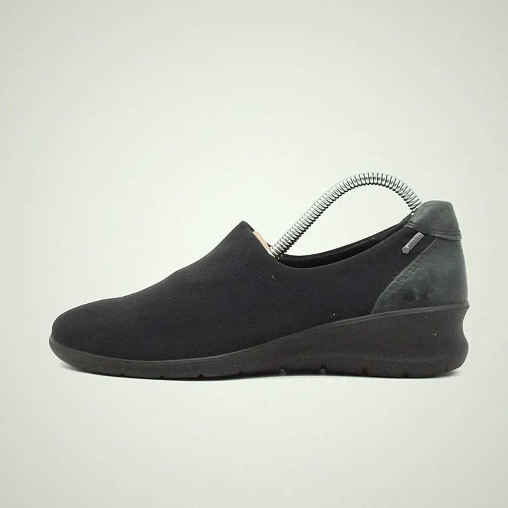 Ecco Damen Gesundheitsschuhe EU 36 Schwarz Textil Low Top Felicia Slip-On