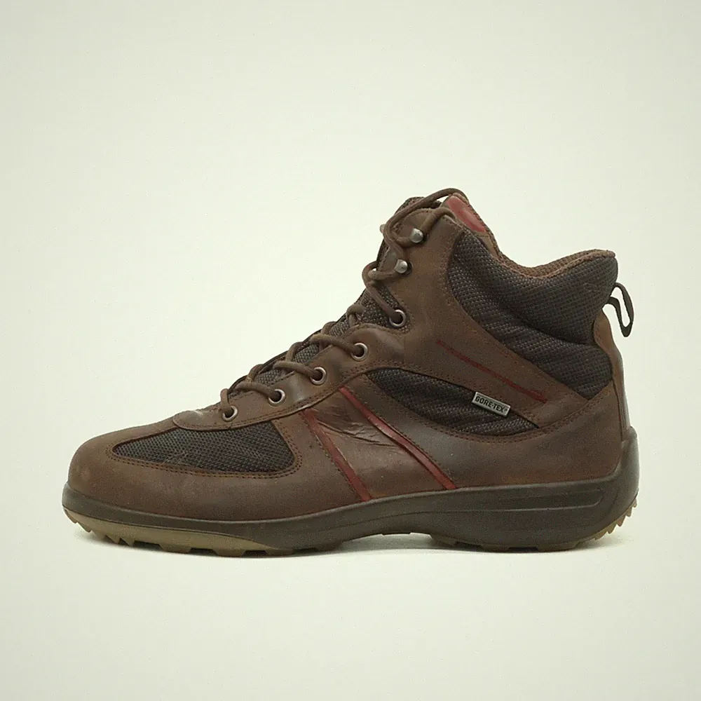 ECCO Damen Gore-Tex Wanderstiefel Stiefel Braun Leder Wasserdicht Outdoor EU 40