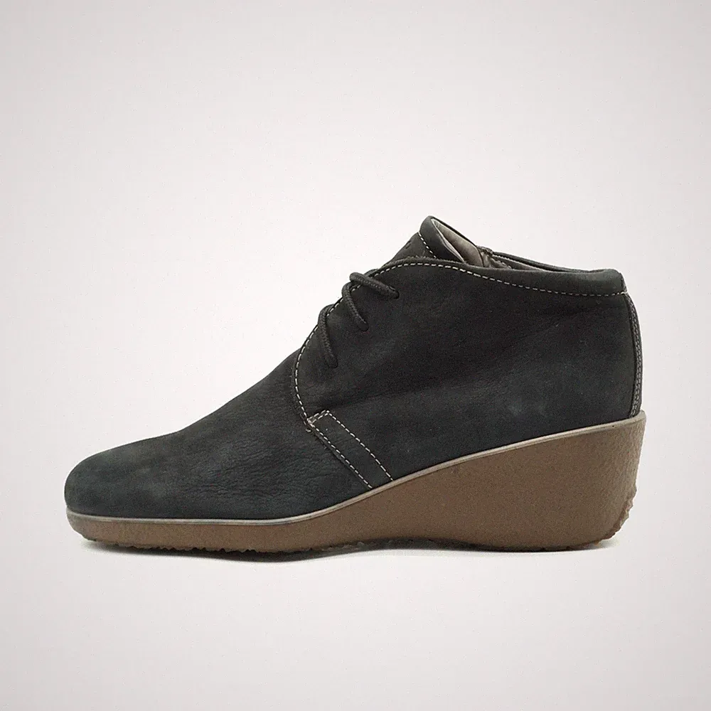 Ecco Damen Keil Stiefelette Schnürstiefeletten Comfort Stiefeletten EU 41