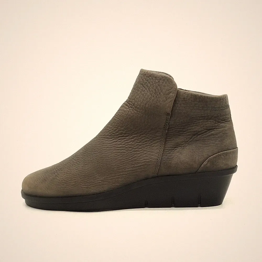 ECCO Damen stiefeletten leder keilabsatz reißverschluss, comfort EU 38
