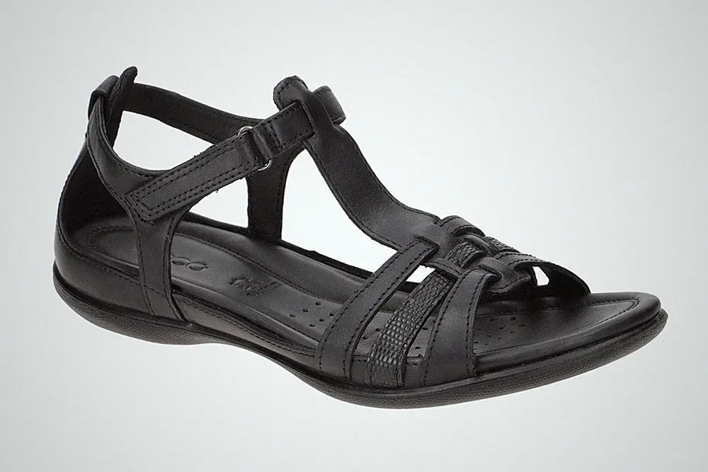 Ecco FLASH Damen Sandalette - Riemchen Sandalen schwarz Elegant NEU