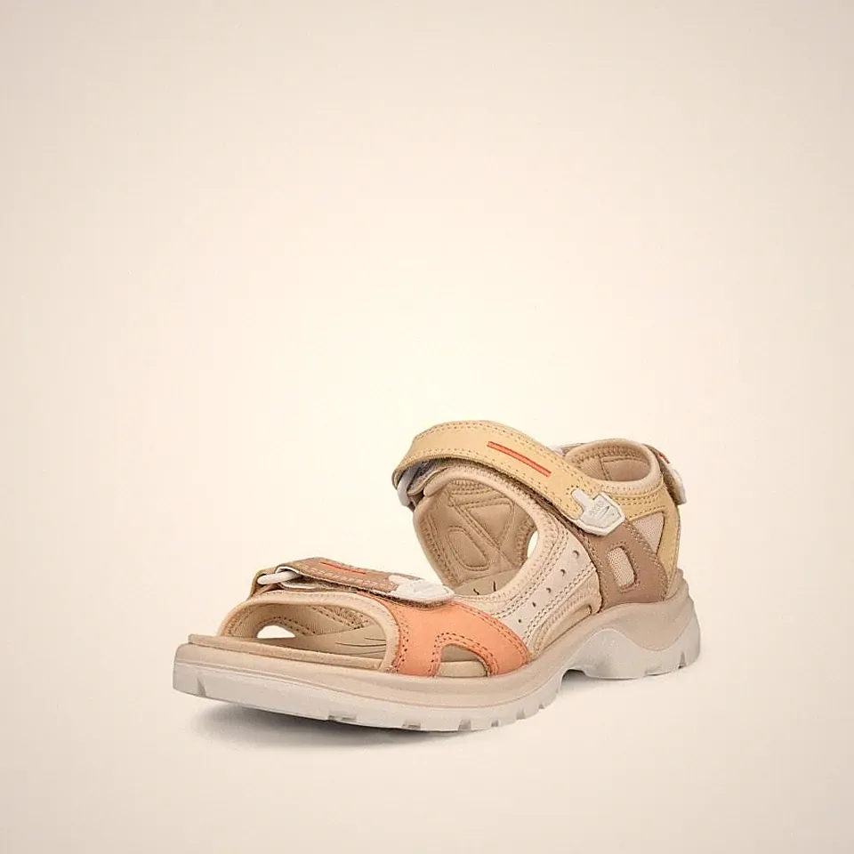 Ecco Sandalen Trekkingsandalen Offroad Yucatan W multicolour straw beige Leder
