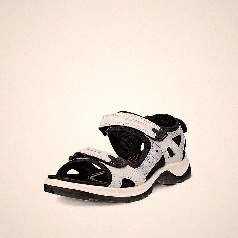 Ecco Sandalen Trekkingsandalen Offroad Yucatan Women air dusty blue blau Leder