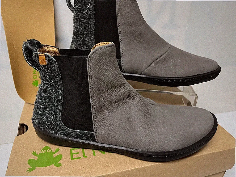 El Naturalista Damen CHELSA BOOTS Gr. 37 "Neu" IN GRAU MIT LOS EINLAGE