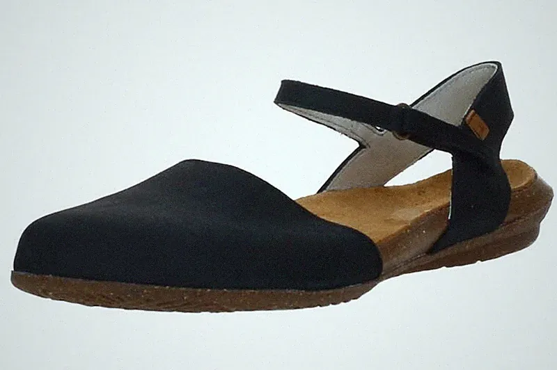 El Naturalista WAKATAUA Damen Sandalen N412 Black BLACK Schwarz