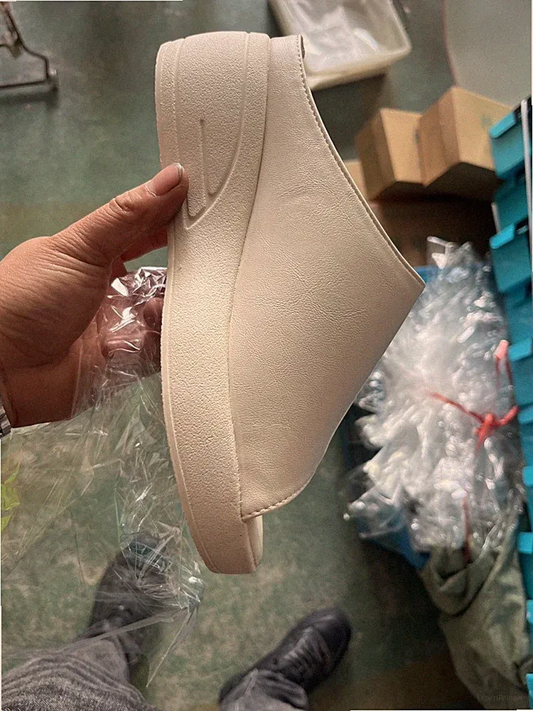 Eliza orthopädische Slipper Keilsandaletten, elegante Plateau Absatz Sandalen