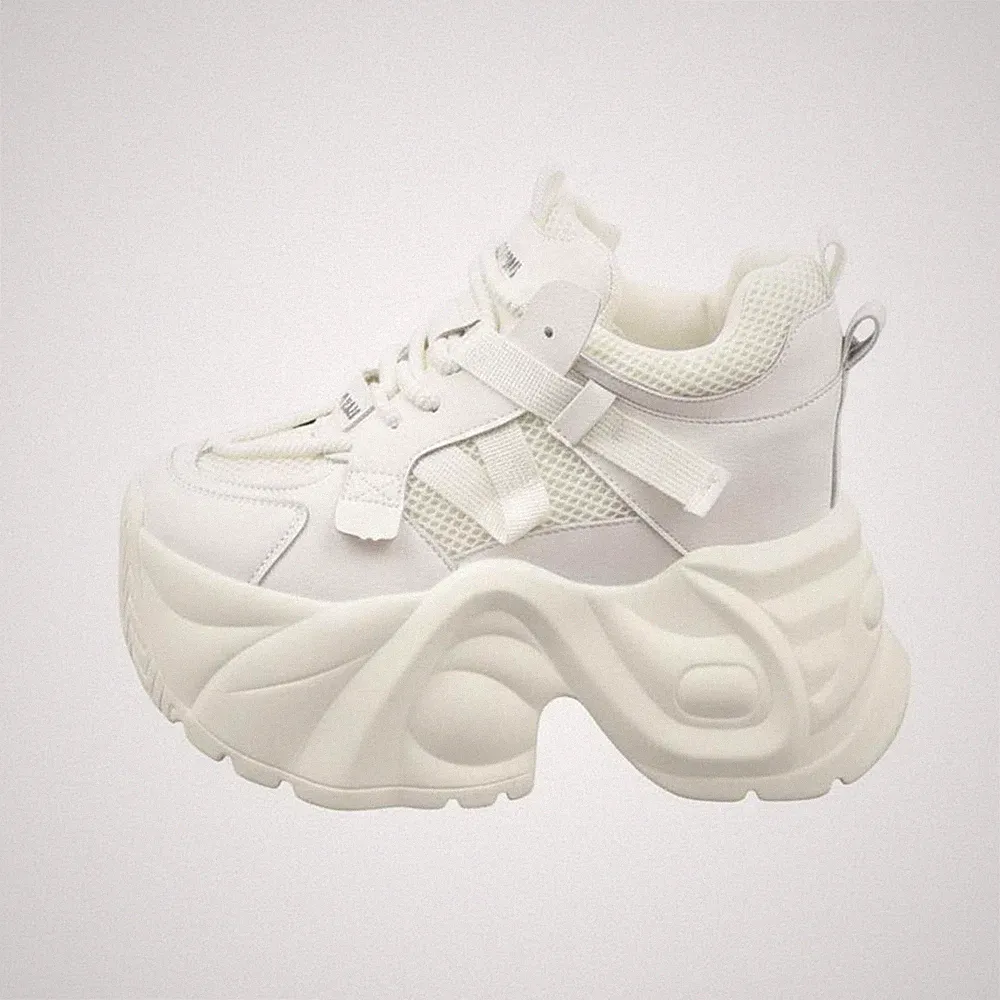 Erhöhende Dad-Schuhe, 14cm Sohle, entspannt, Herbst Winter