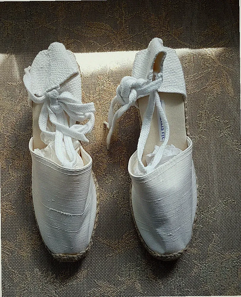 Espadrilles, creme weiß, Gr. 39, neu