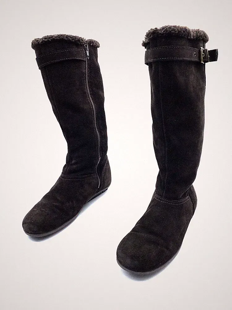 ESPRIT Damen Keilstiefel Stiefel Keilabsatz Stiefelette Gr 39 EU Art 24711-50