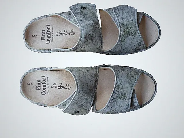 Finn Comfort Gr.7 , Damen, grau, gebraucht