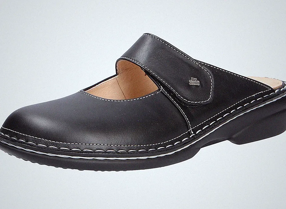 Finn Comfort Pantolette STANFORD 02552-014099 Schwarz NEU