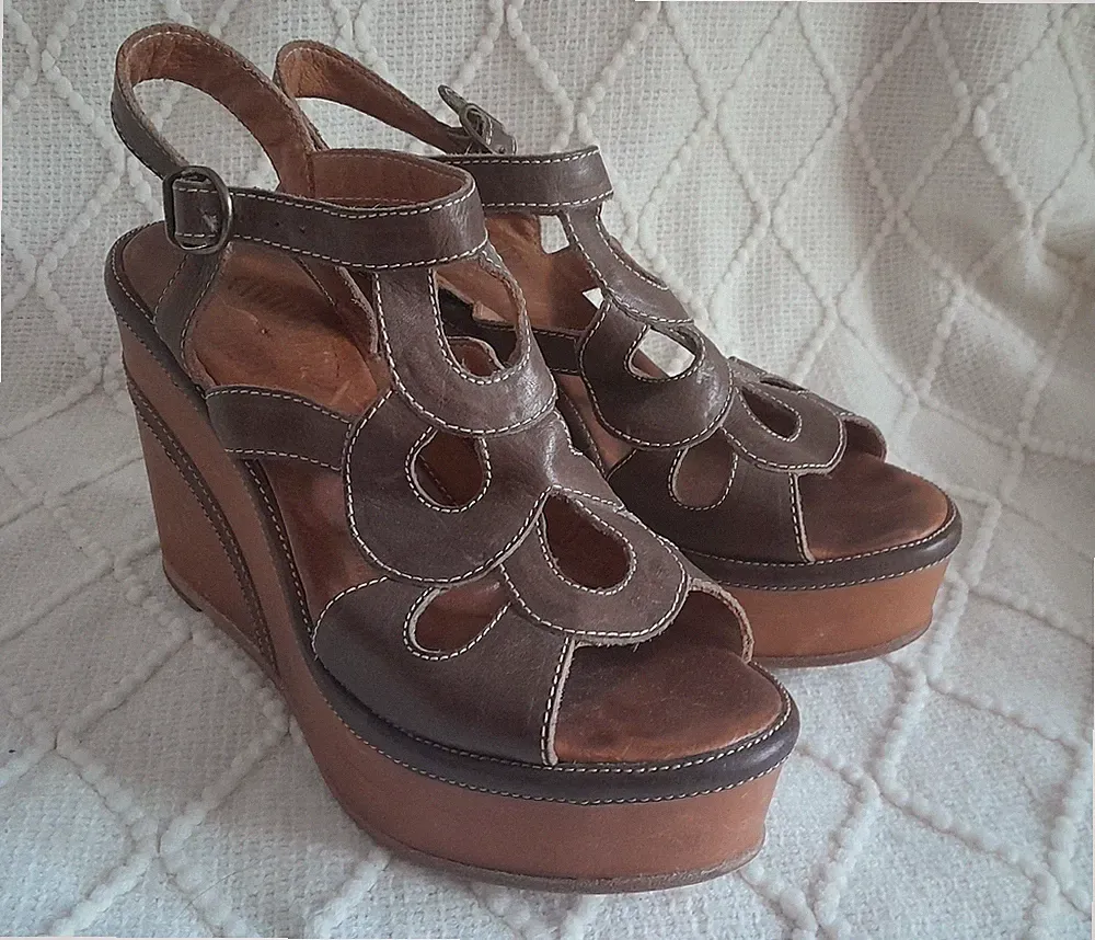Fiorentini Baker - Sandalen High - Plateau Sandaletten - 39 - Boho Chic - Hippie