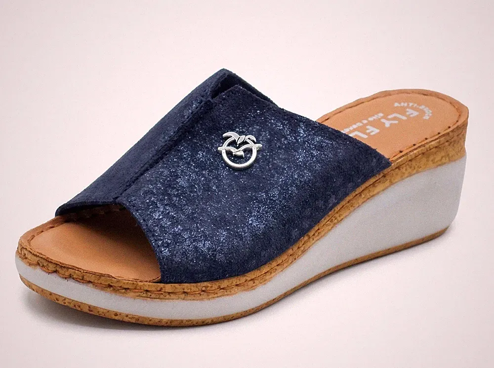 Fly Flot Damen Keilabsatz Slipper