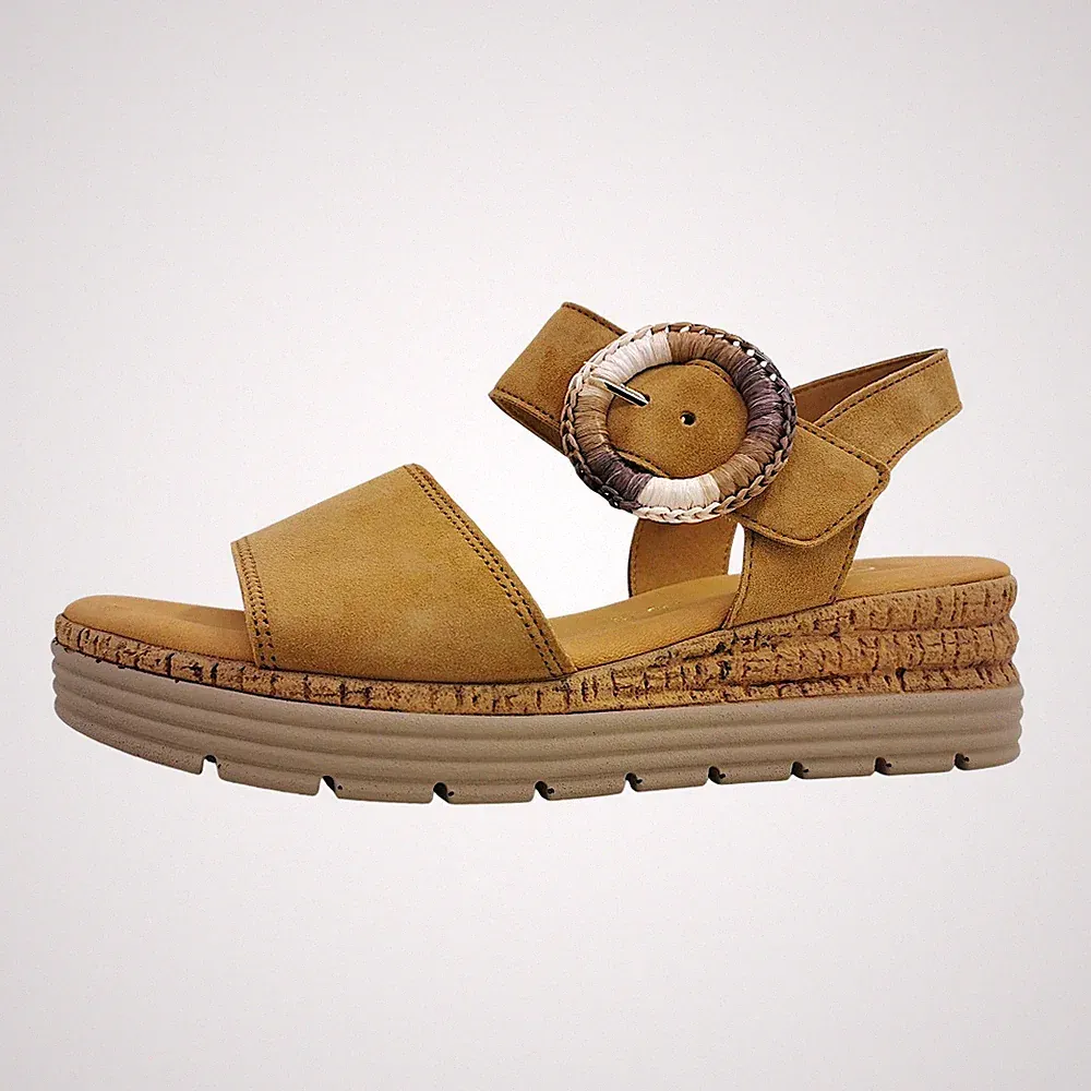 Gabor Comfort Damenschuhe Sandalen Hoch Braun Freizeit