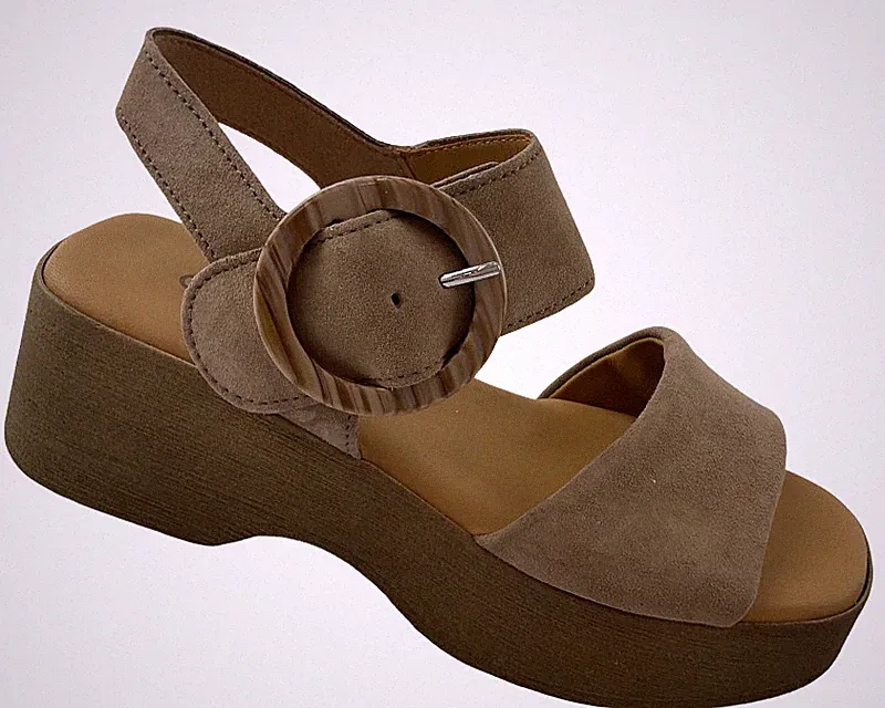 Gabor Damen Plateau Sandale 84.520.18 Braun Best Fitting