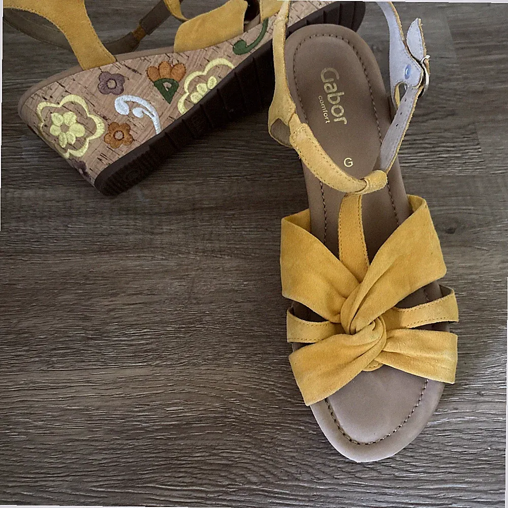 keilabsatz sandalen gabor