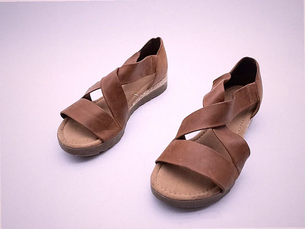 Gabor Damen Sandalette Sommerschuh Sandale Leder Braun Gr.37,5 EU Art. 40409-50
