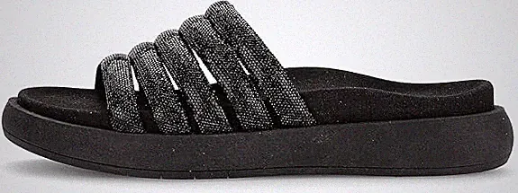 Gabor Damen Slipon Sandele 63.752.87 schwarz Strass HT Keil 10 mm Größe 37-42