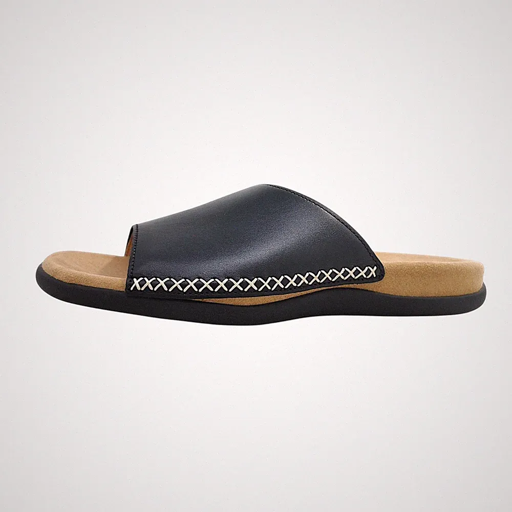 Gabor Damenschuhe Sandalen Bequem Pantolette Schwarz Freizeit