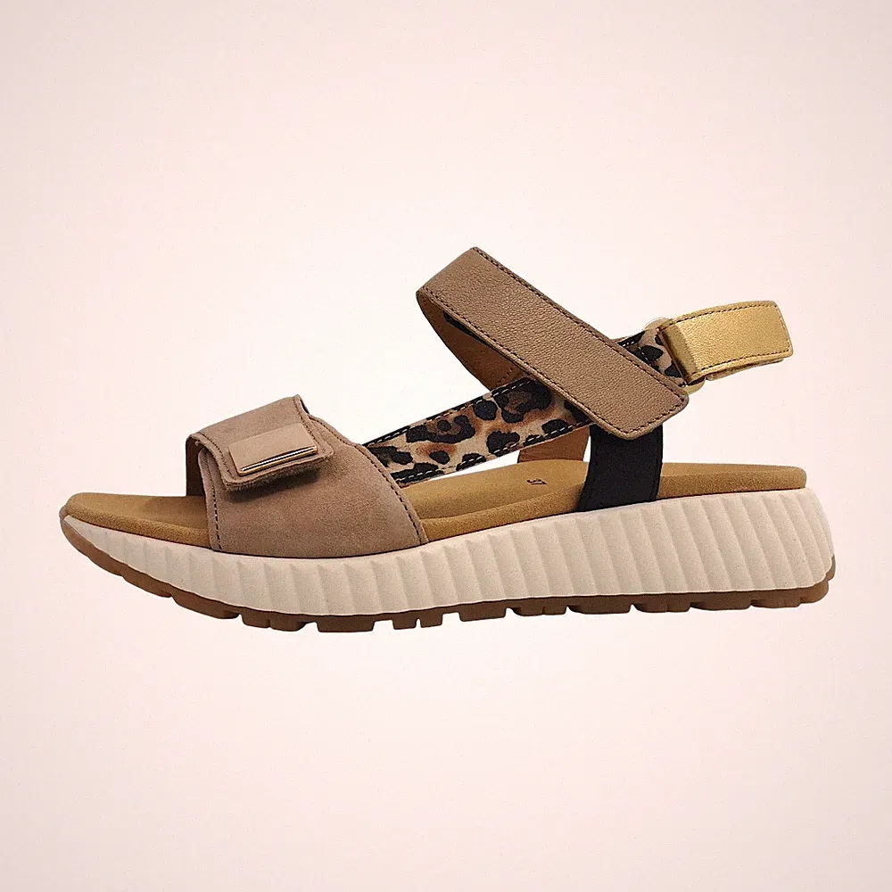 Gabor Damenschuhe Sandalen Hoch Braun Freizeit