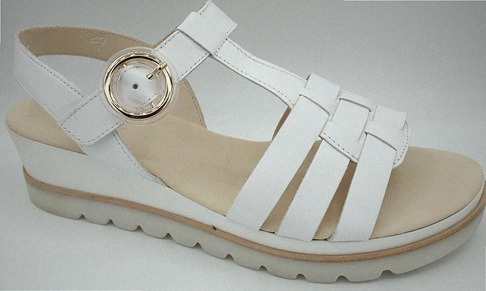 Gabor Damenschuhe Sandalen Keilabsatz Klettverschluss Neu 42 6544
