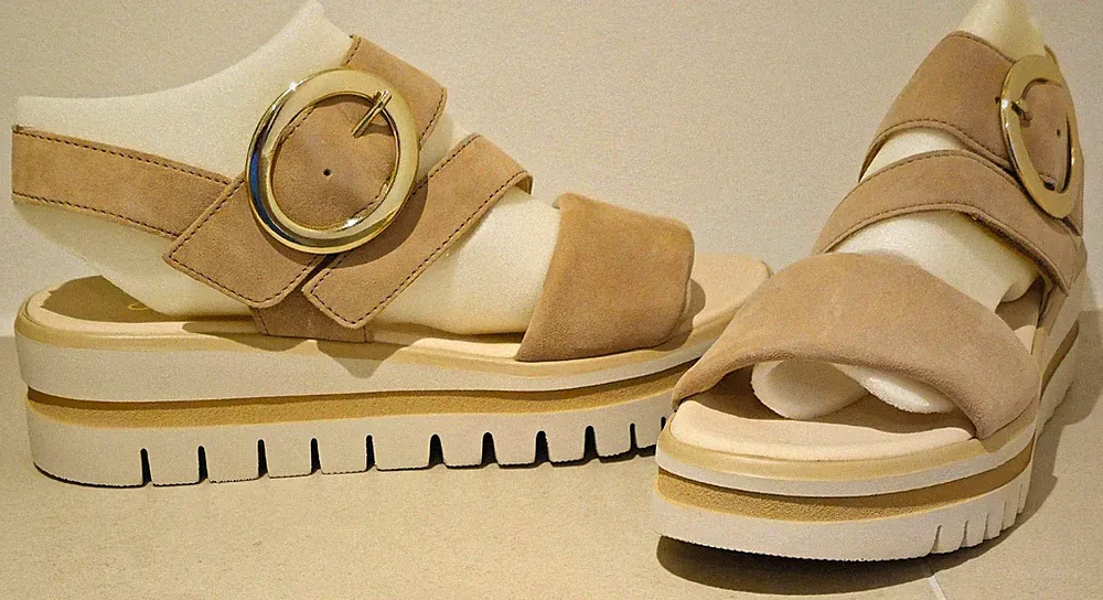 Gabor Keilsandalette, Plateau, Riemchensandale Keilabsatz Gr.37,5