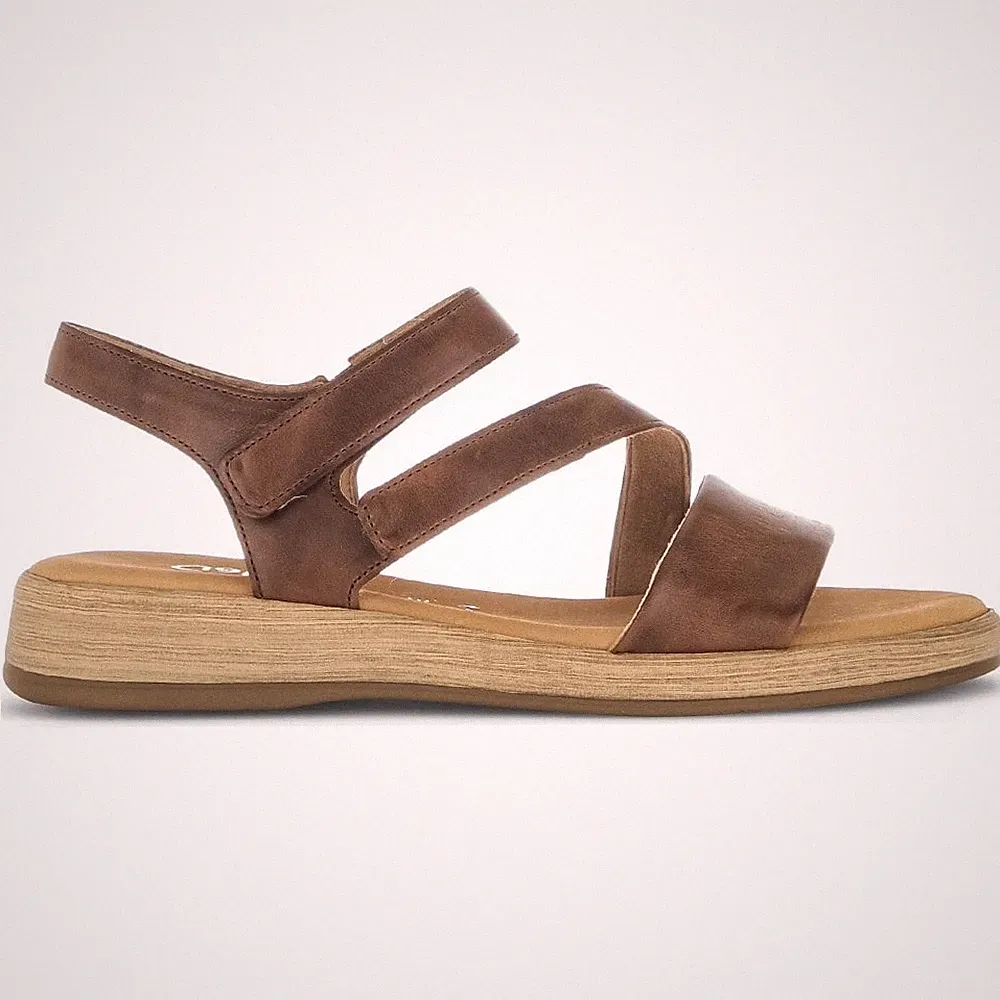Gabor Oporto | 733,54 | braunes Leder | bequeme Damen Sandaletten