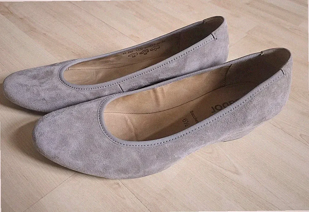 Gabor Sacchetto Schuhe Pumps Gr UK 6 1/2 Wildleder Keilabsatz Neu NP 99.95€