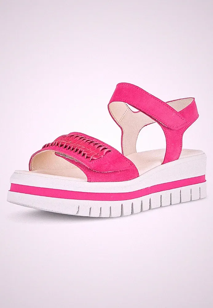 Gabor Sandalen Veloursleder Klettverschluss NEU - A-Ware