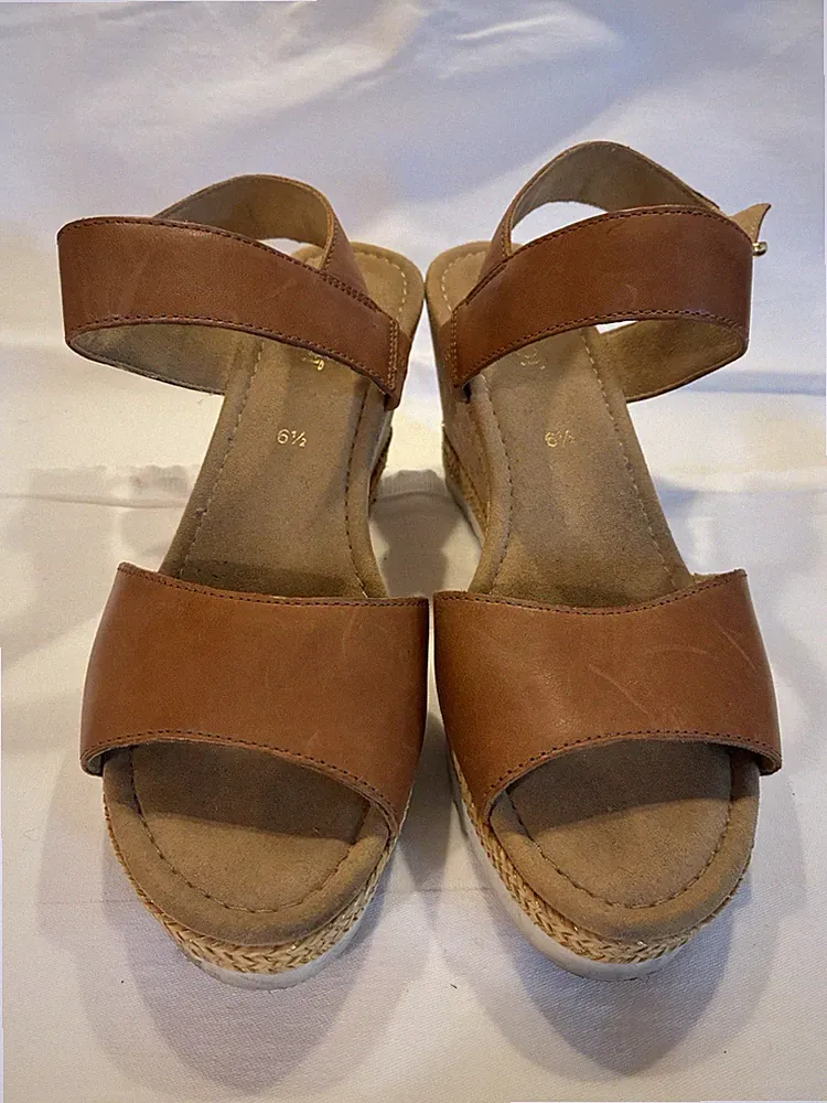 Gabor Wedges Größe 40 Farbe braun Keilabsatz 9cm aus Kork