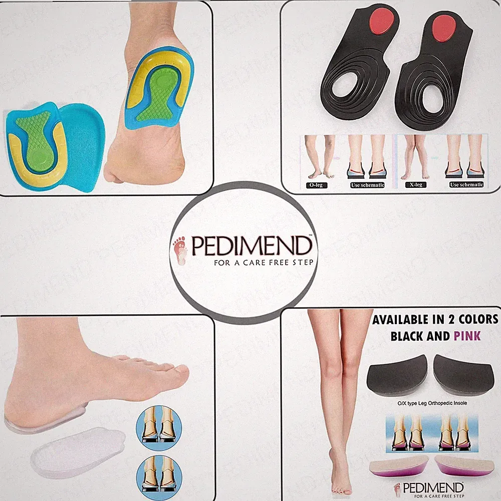 Gel Supination & Pronation korrigierende Ferseneinlagen O/X Typ Schuheinlagen - 1 PAAR