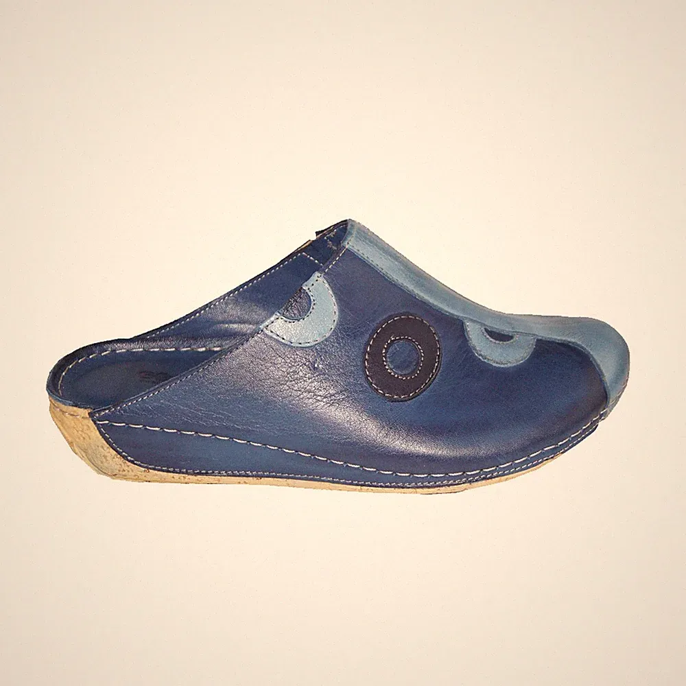 Gemini,Damenlederclog,blau Gr. 37 - 42