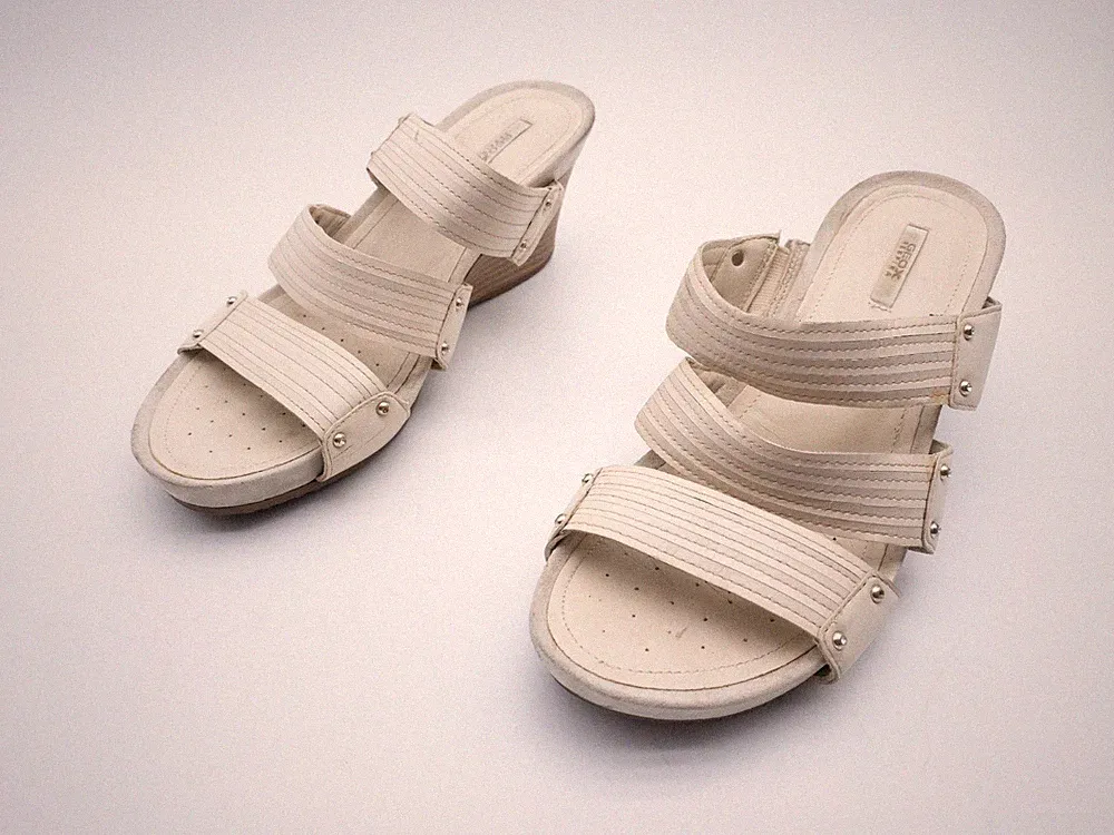 Geox Damen Keilsandalette Sandalette Sandale Halbschuh Gr. 39 EU Art. 35155-56
