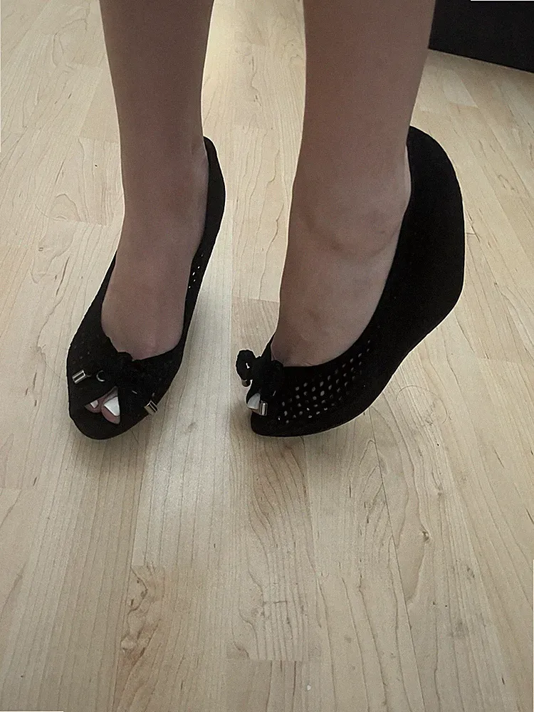 Geox Pumps Keilabsatz Gebraucht 38 Schwarz Damenschuhe High Heels Absatzschuhe