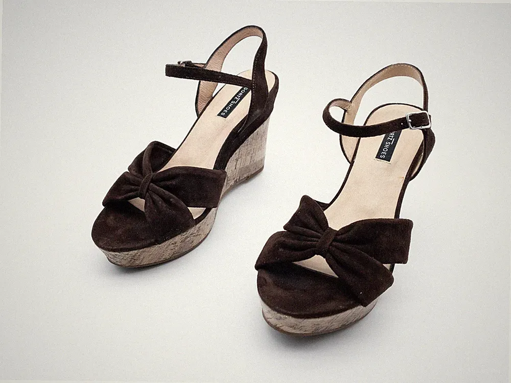 GÖRTZ SHOES Damen Sandale Sandalette Sommerschuh Leder Gr 38 EU Art 14412-50