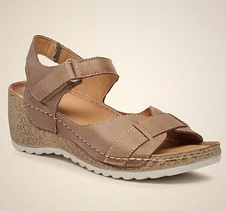 (Gr.37;40) Echtleder Sandalen Damen Sandalette offene Sommerschuhe *Neu*