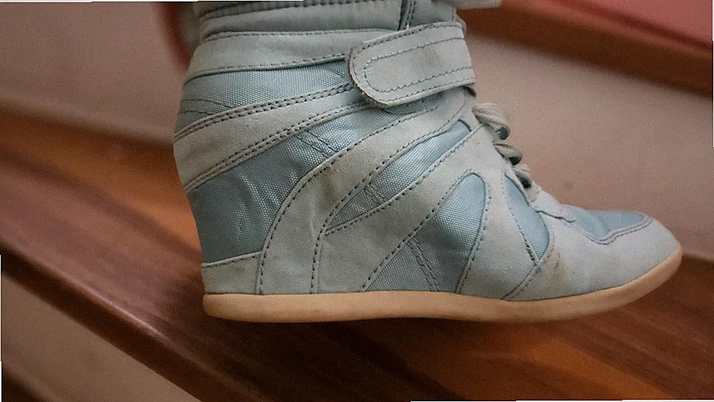 Graceland Damen Sneaker türkis Keilabsatz Bequem EU 40 Vintage
