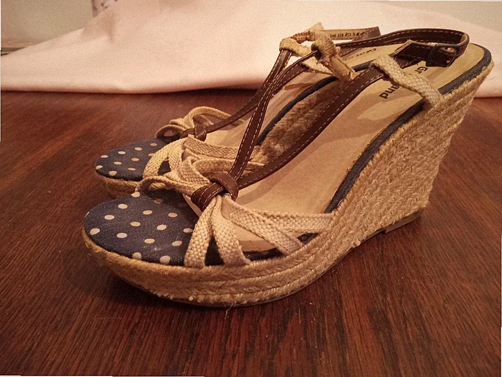 Graceland Sandalen 37 Keilabsatz