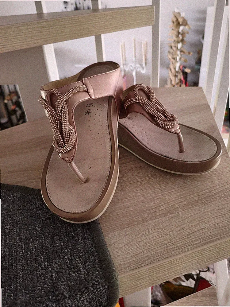 Grünland Damen Pantolette Zehentrenner RE-SOFT