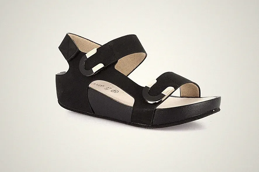 Grunland Damen Riemchen Sandalen verstellbar Keilabsatz bequem leicht SA1996