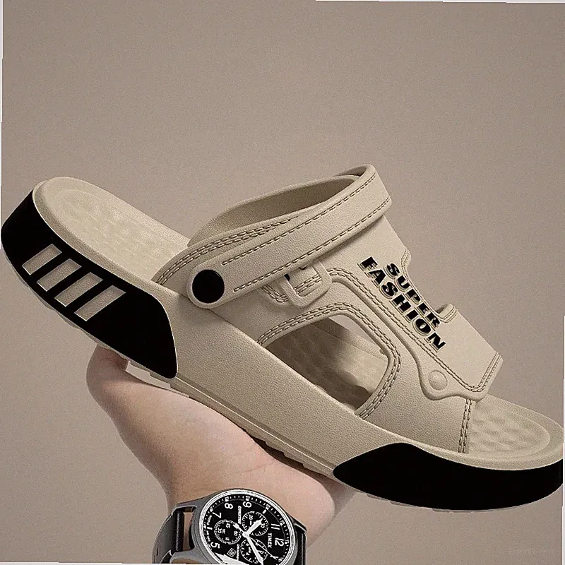 Herren Cloud Slides Pillow Sliders EVA Weich Plateau Sandalen Strandschuhe Flip Flop