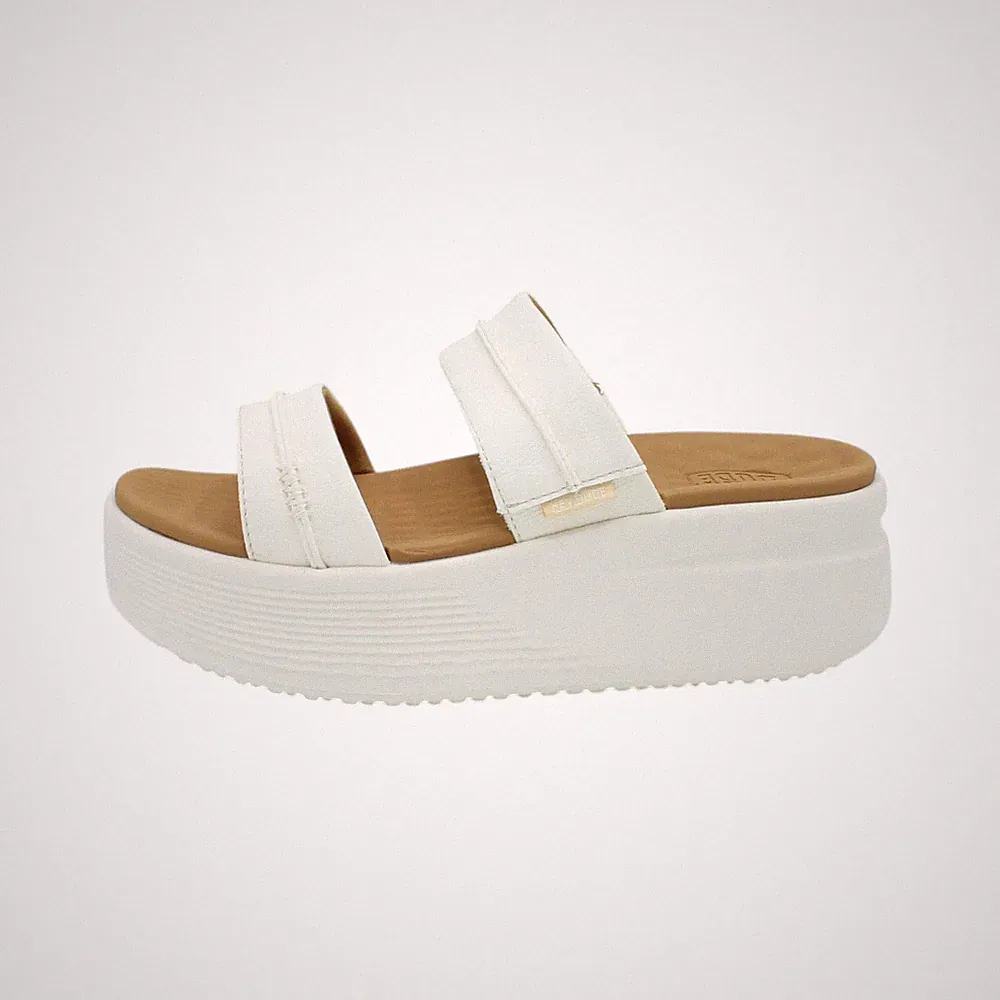 Hey Dude Damen Sandalen Keilabsatz Plateau Doppelband Austin Slide