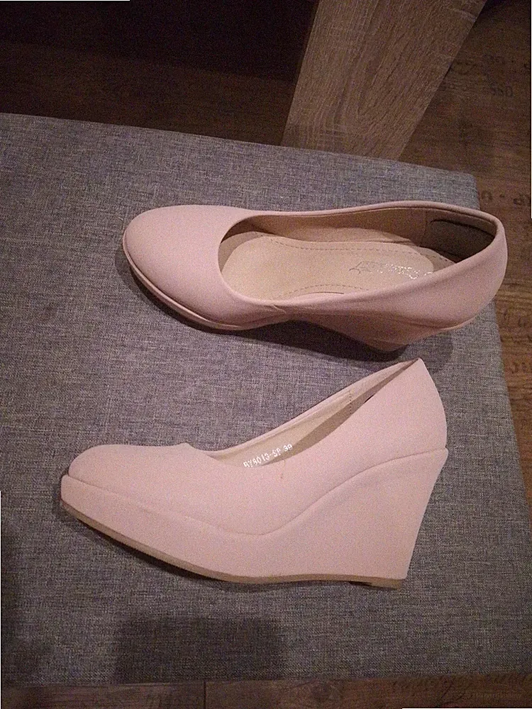 high heels keilabsatz Beige 39