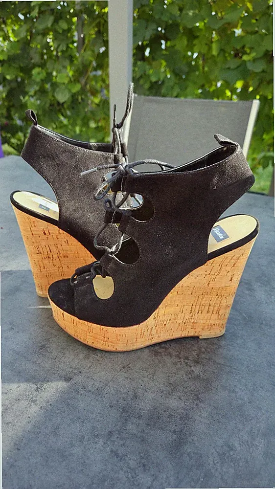 High Heels Sandaletten Damen, Schwarz, gr.38