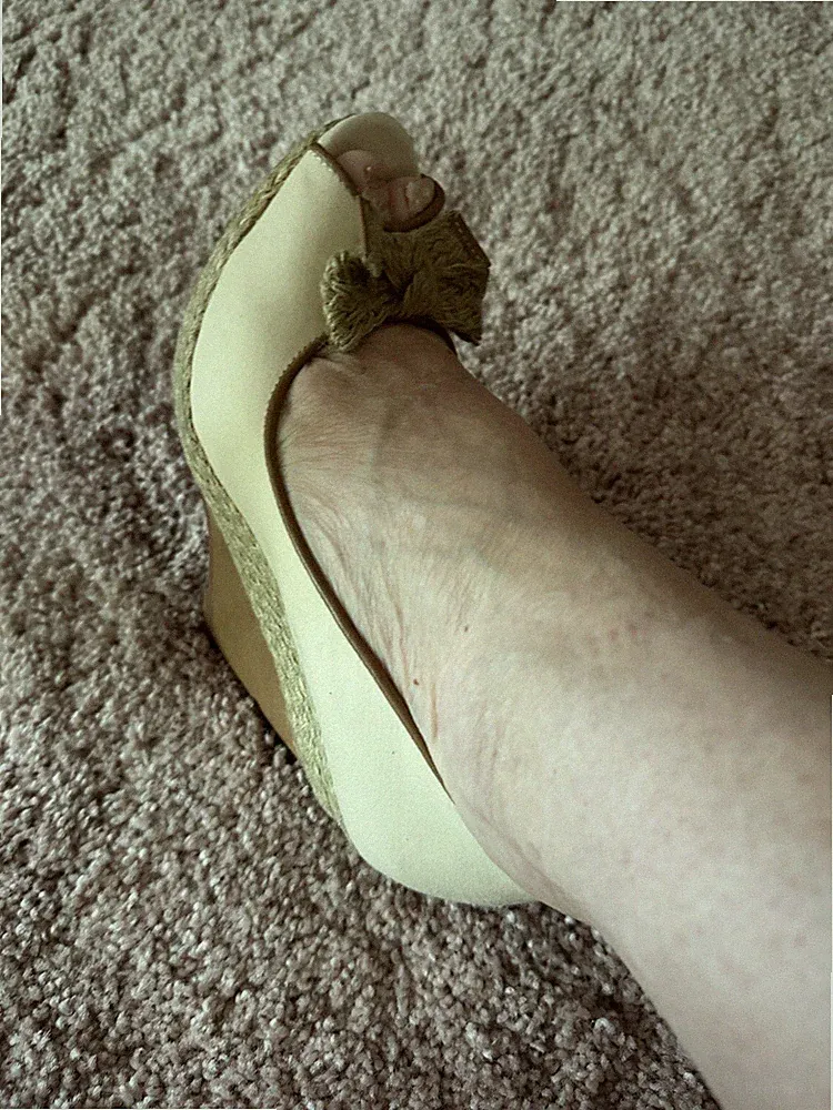 HOCHWERTIGE WEDGES MIT KEILABSATZ CANVAS AUS SPANIEN