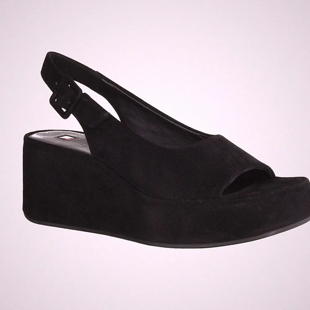 Högl 1-102512 auffällige und elegante Damensandale, Leder, Schwarz