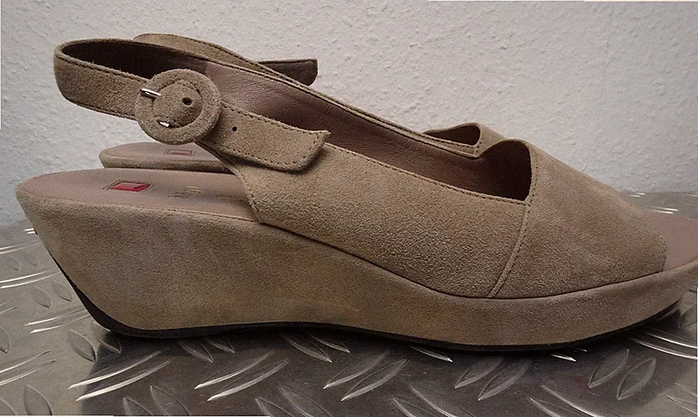Högl Sandalette Leder Große Größe 9,5 bzw 43-43,5